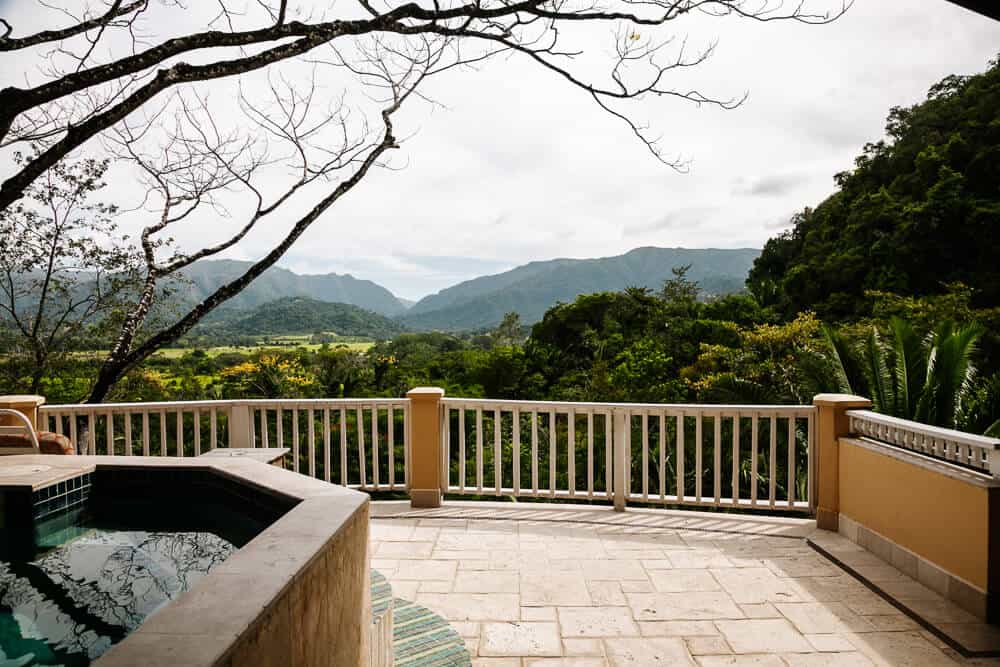 Mountain penhouse suite in The Rainforest Lodge at Sleeping Giant in Belize.