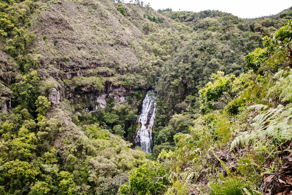 Waterfall in Reserva Natural y Cascada Los Tucanes, one of the best things to do in the surroundings of Villa de Leyva.