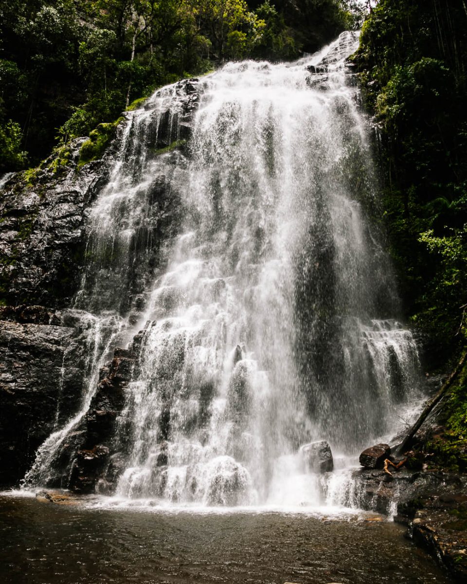 Waterfall in Reserva Natural y Cascada Los Tucanes