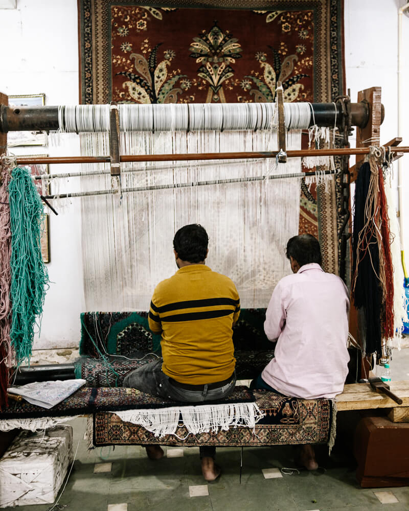 At Kalra's Cottage Industry you’ll find the most beautiful rugs.