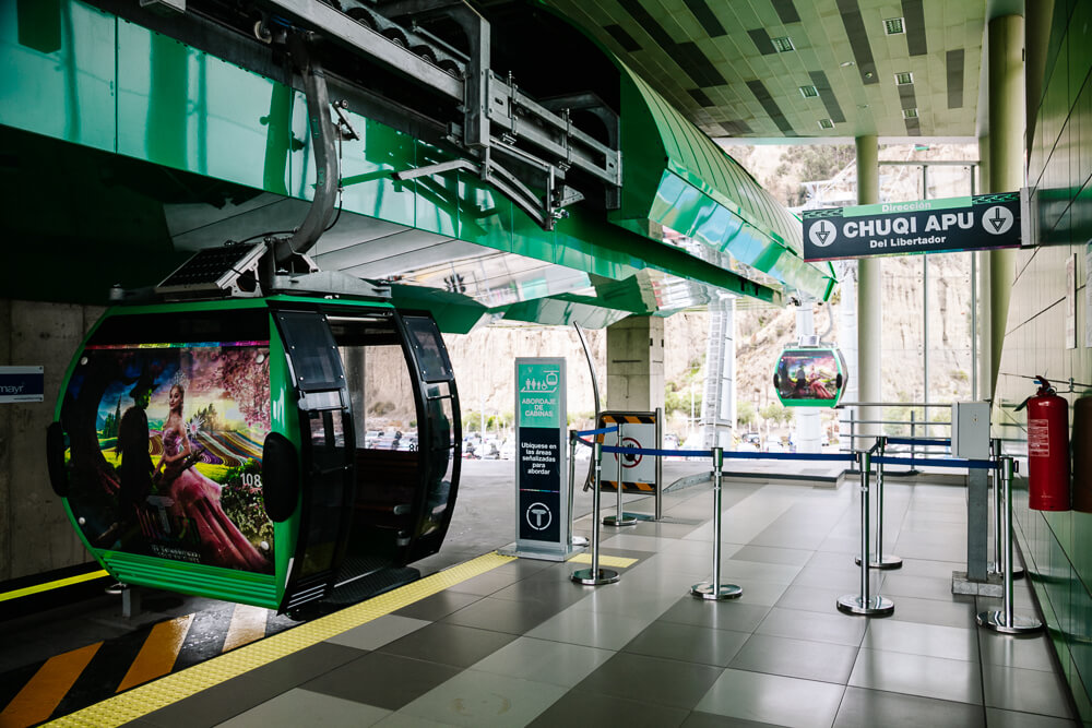 One of the best ways to experience La Paz is by teleférico, the cable car, the longest cable car system in the world.