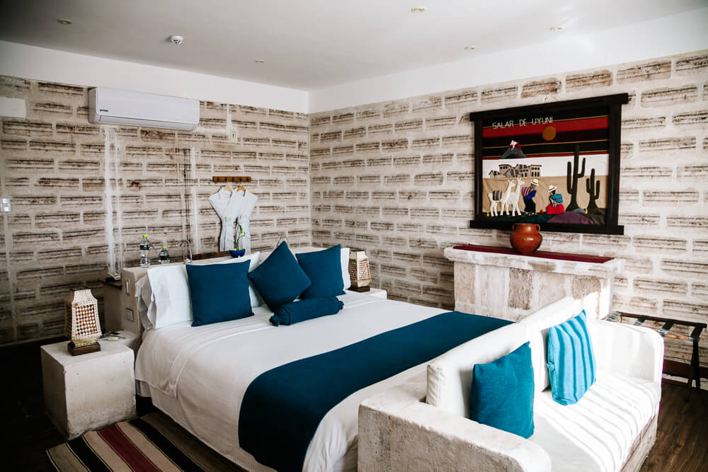 Luna Salada salt hotel has rooms in different ranges that are all made of salt.