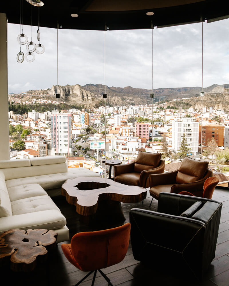 Hotel Mitru Sur offers a fantastic sky bar.