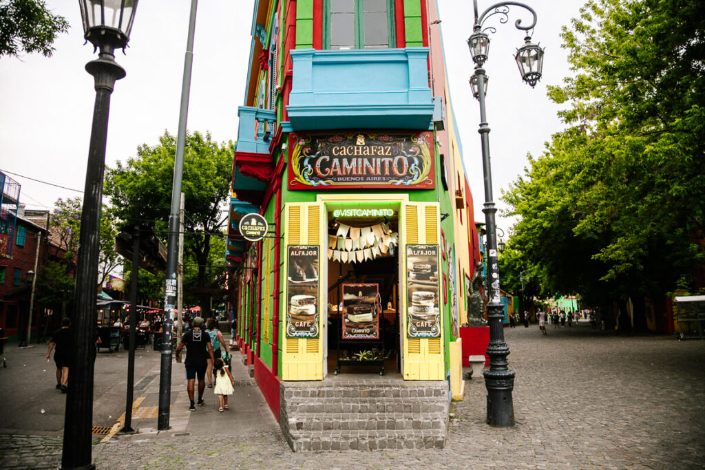 El Caminito in La Boca Buenos Aires.