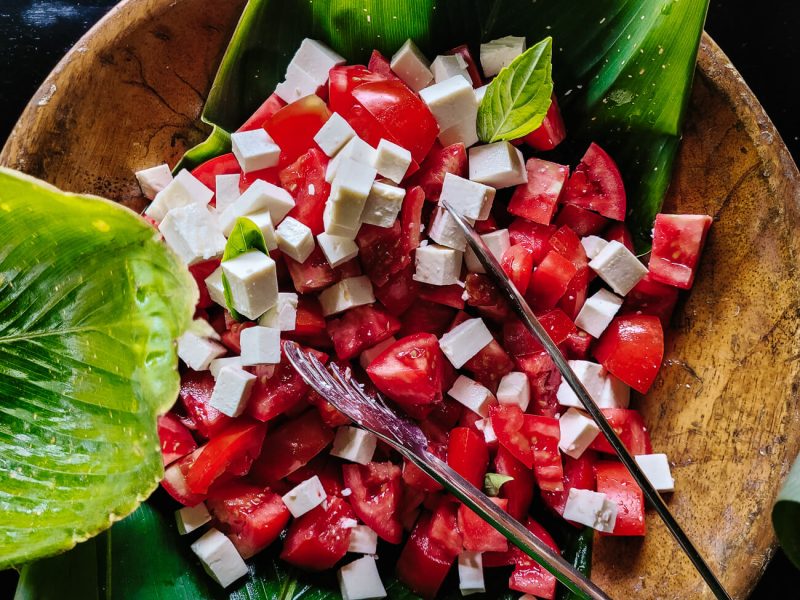 tomaat feta salade