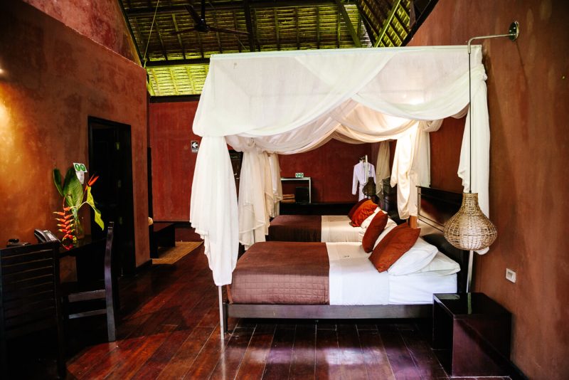 kamer bij Tambopata Reseach Center van Rainforest Expeditions