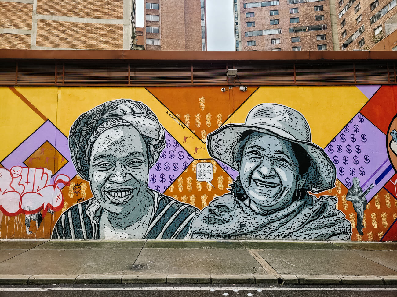 Street art in Colombia.