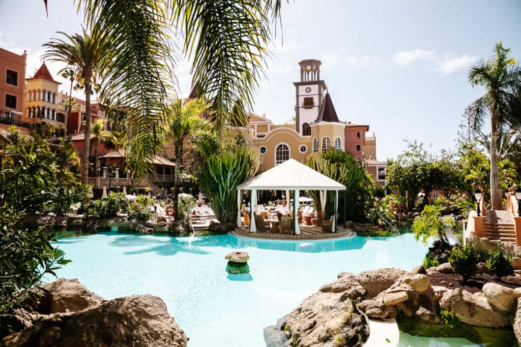 Bahía del Duque luxury hotel Tenerife owns five swimming pools