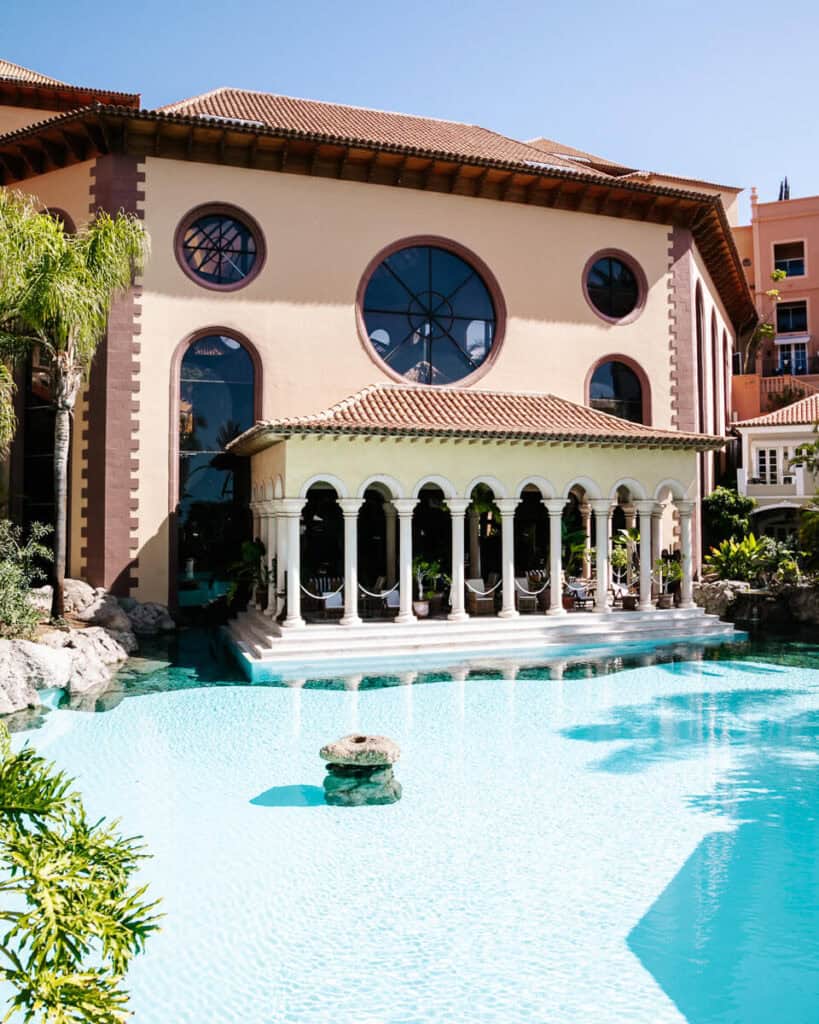 Canarian colonial villa with swimming pool at Costa Adeje.