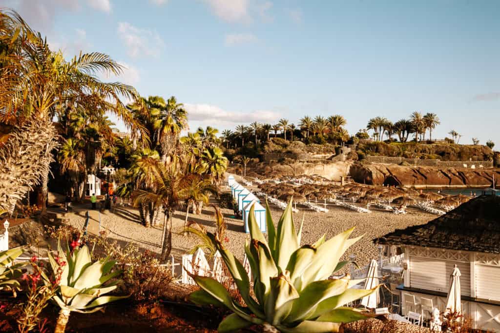 Playa del Duque is one of the most beautiful beaches in the South of Tenerife.