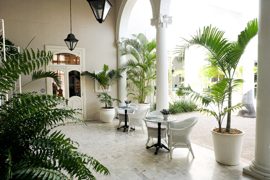 Casa Tho in Merida, de cultuur stad van Yucatan met veel mooie gebouwen, restaurants en winkels.