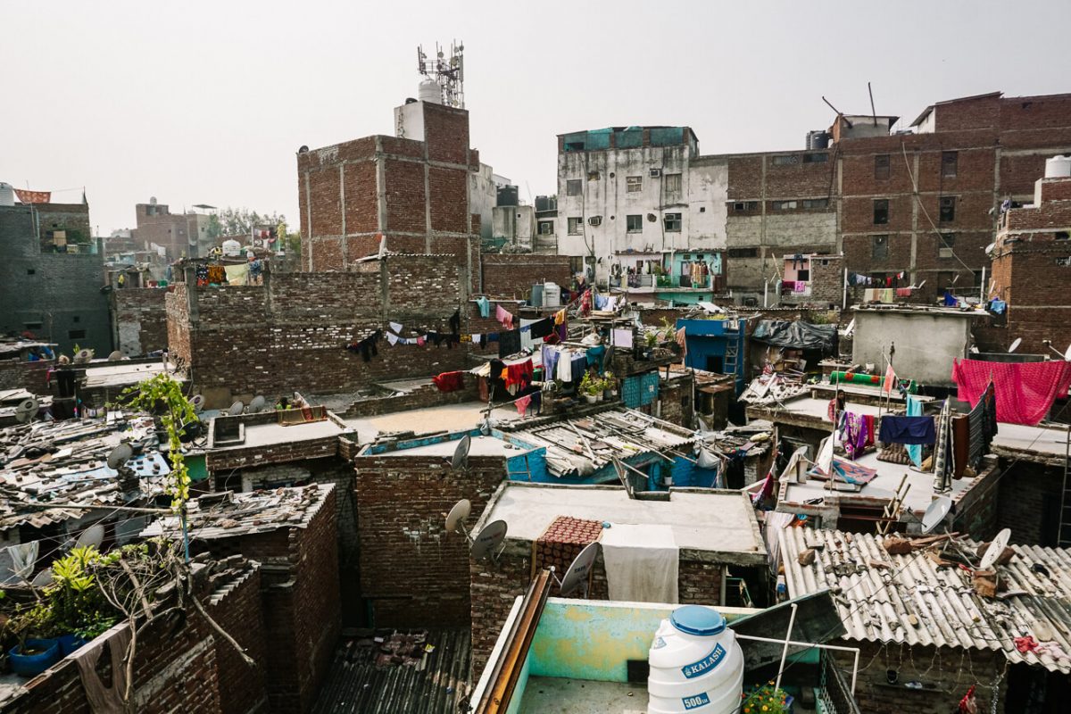 View of Sanjay Colony.