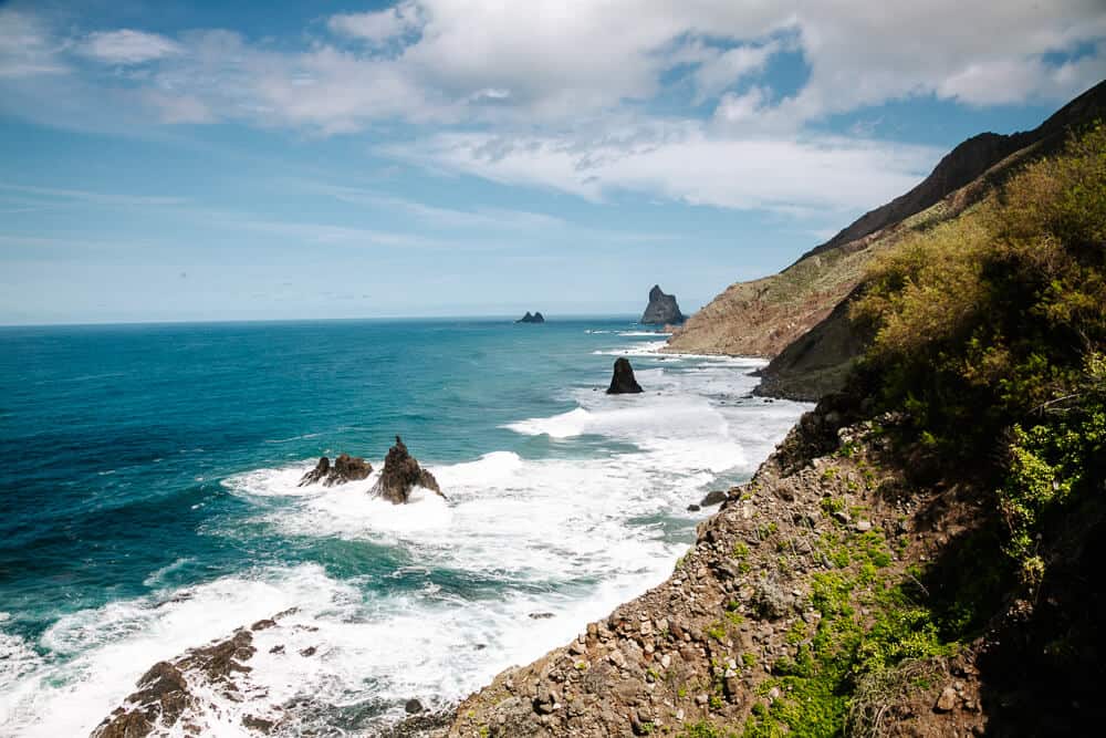 Playa de Benijo, located in the northeast of Tenerife.