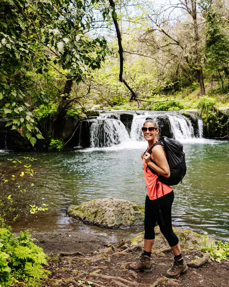 One of the highlights of the Via Francigena route on day 4 are the Monte Gelato waterfalls, located in the heart of the Treja valley.