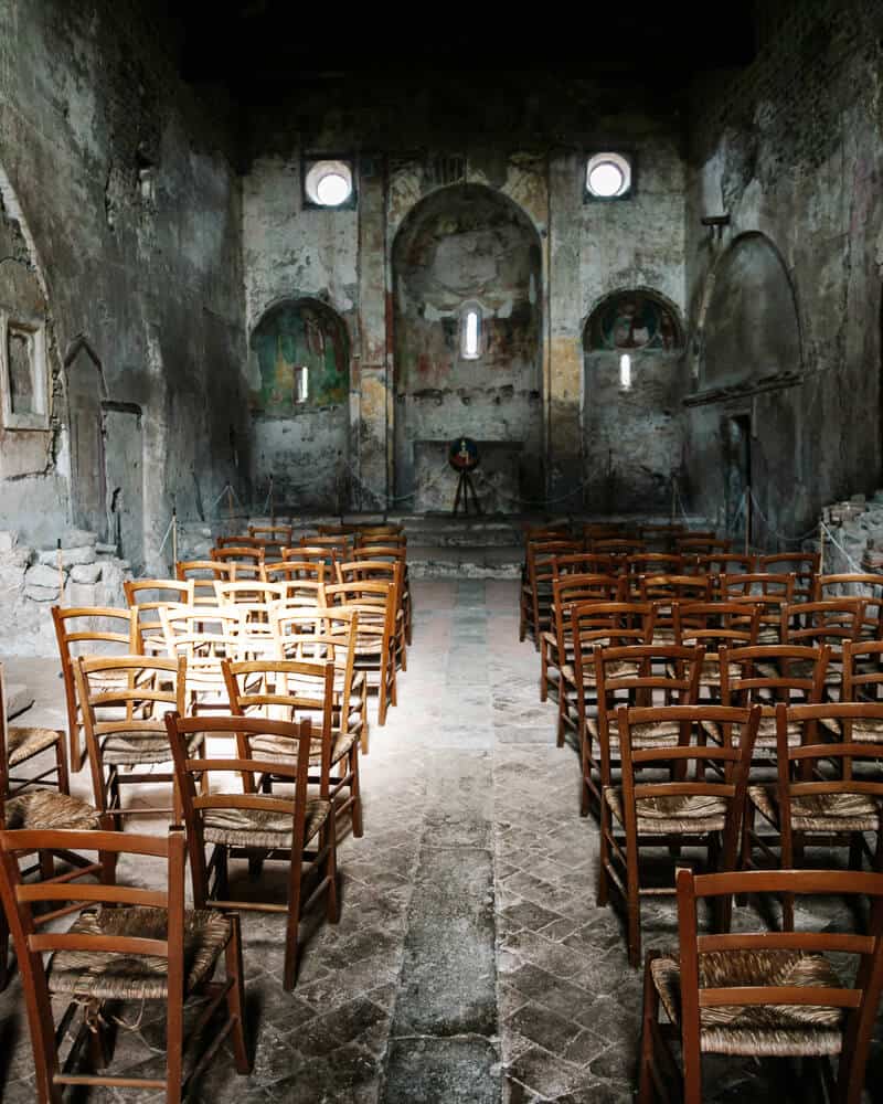 La Chiesa di Santa Maria in Foro Cassio is located near Vetralla in Italy
