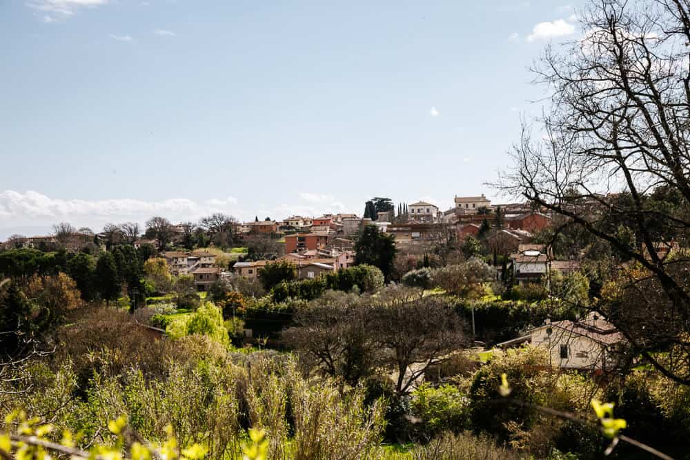 View of Lazio region in Italy.