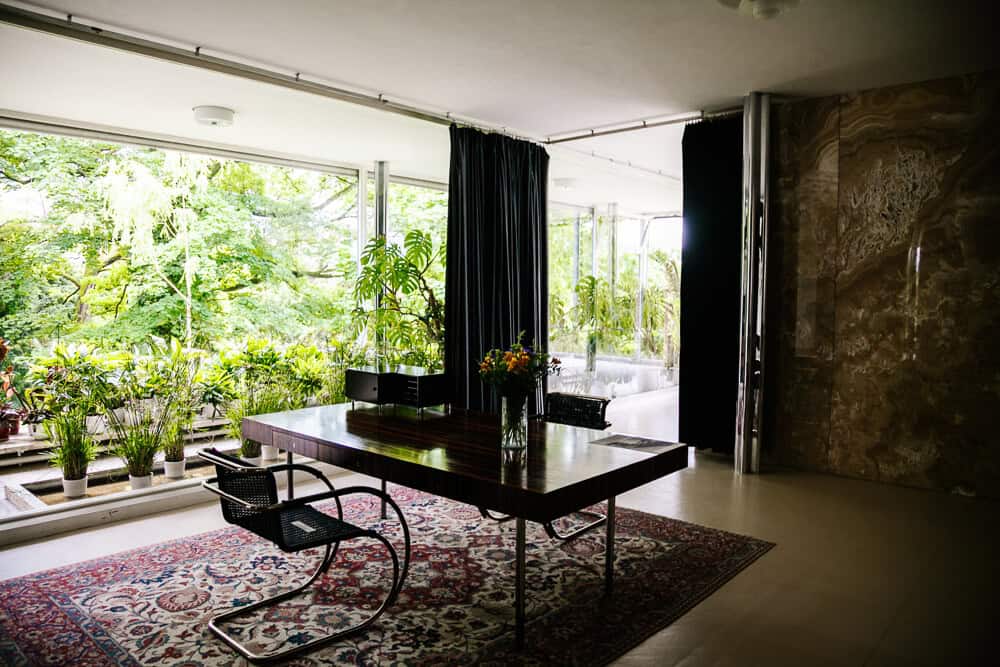 Innenraum der Villa Tugendhat in Brünn.
